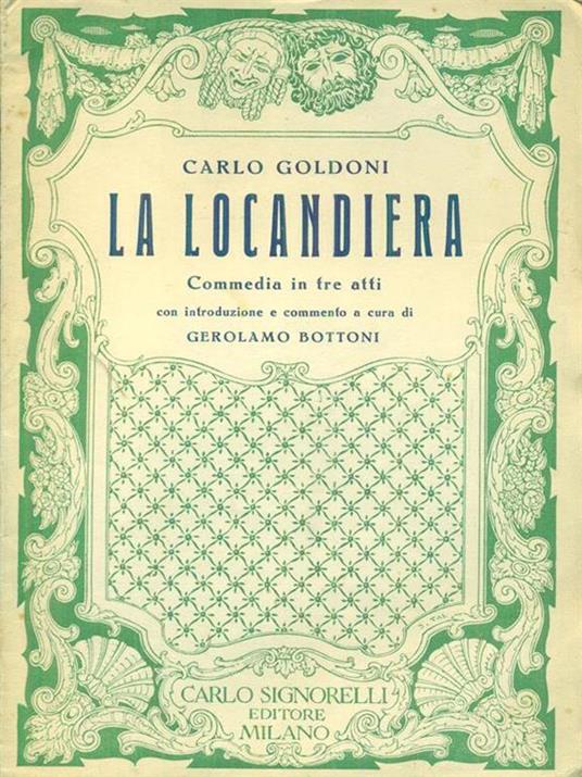 La locandiera - Carlo Goldoni - copertina