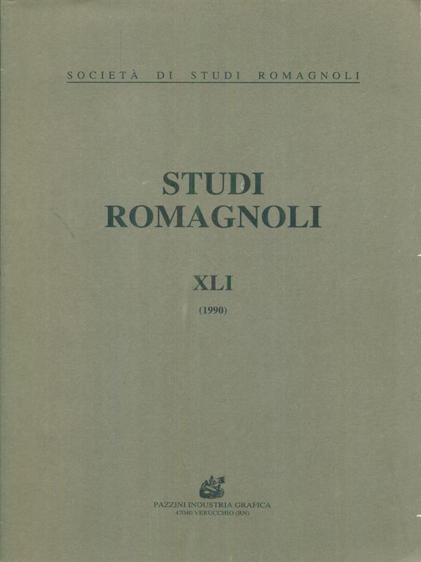  Studi romagnoli XLI 1990