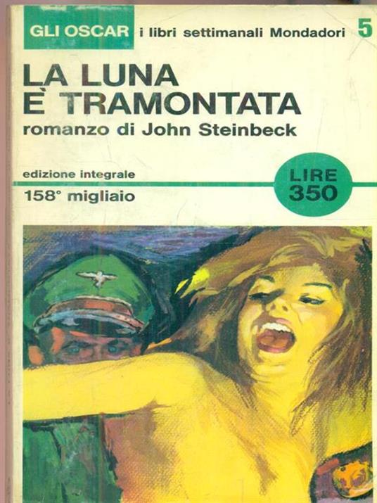 La luna è tramontata - John Steinbeck - copertina
