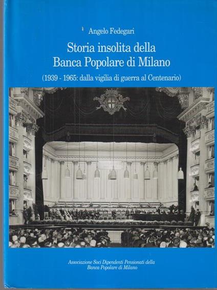 Storia insolita della Banca Popolare di Milano - copertina