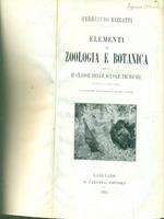   Elementi di zoologia e botanica per la II classe delle scuole tecniche