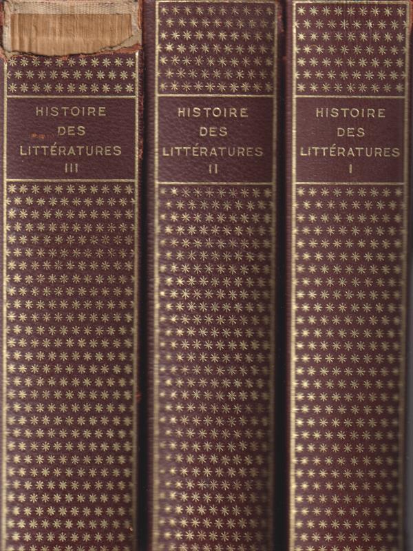 Histoire des litteratures 3vv