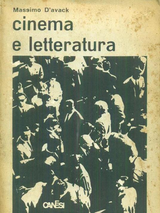 Cinema e letteratura - Massimo D'Avack - copertina