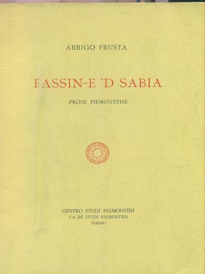 Fassin-e 'd sabia - Arrigo Frusta - copertina
