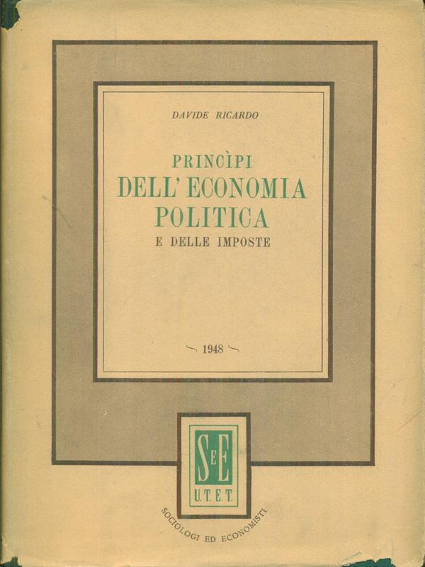 Principi dell'economia politica e delle imposte