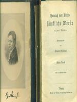 Heinrich von Kleist's sämtliche Werke in zwei Bänden. Erster und Zweiter Band in einem Buch