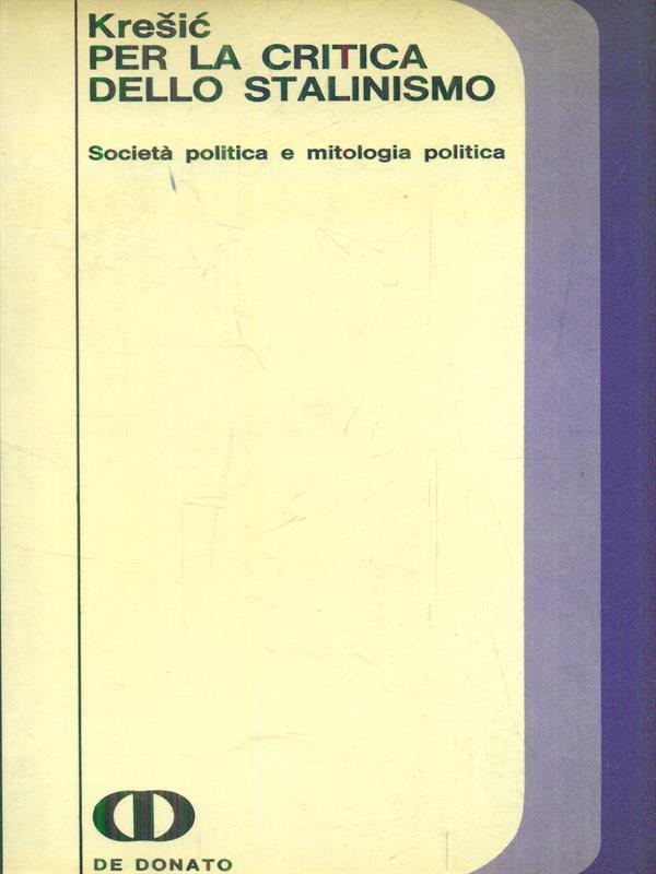 Per la critica dello stalinismo