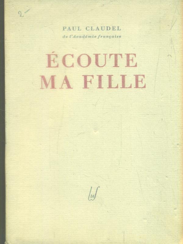 Ecoute ma fille