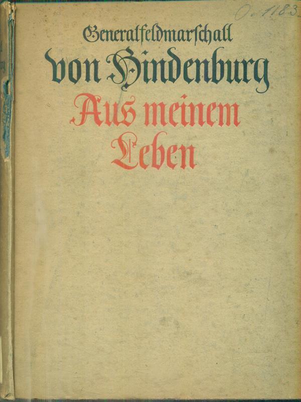 Aus meinem Leben