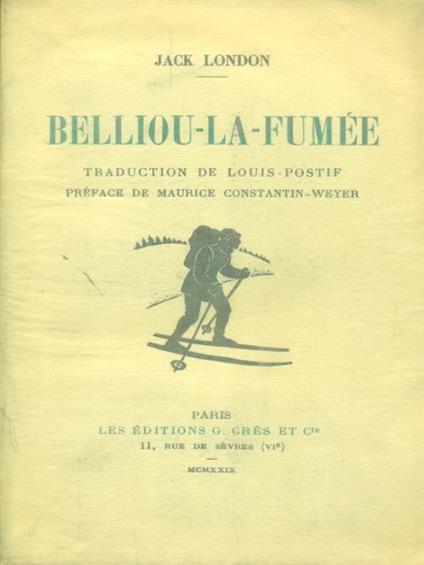 Belliou-la-fumee - Jack London - copertina