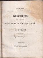 Discours sur l'histoire de la revolution d'Angleterre