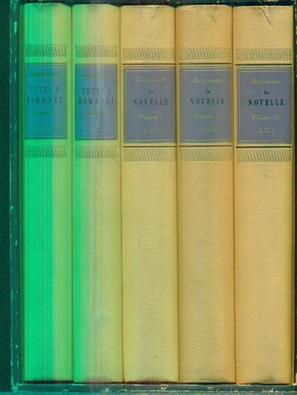 Tutti i romanzi e Le novelle. 5vv - Guy De Maupassant - copertina