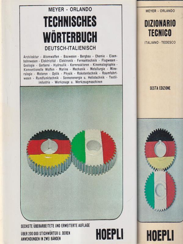 Dizionario tecnico - Technisches Worterbuch 2 voll.
