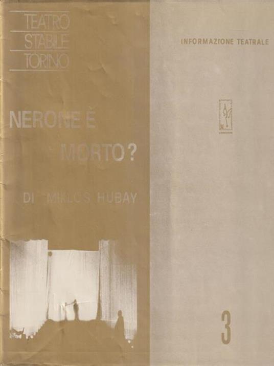 Nerone è morto? - copertina