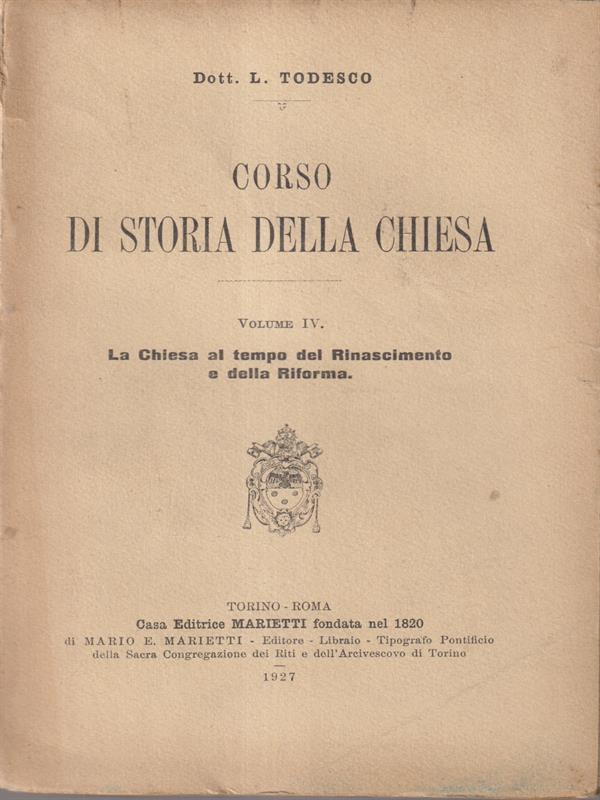 Corso di storia della chiesa vol IV