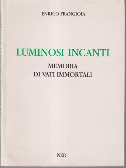 Luminosi incanti - copertina