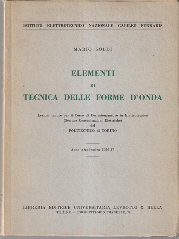 Elementi di tecnica delle forme d'onda 1956-57
