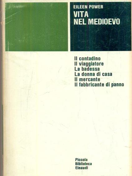 Vita nel medioevo - Eileen Power - copertina