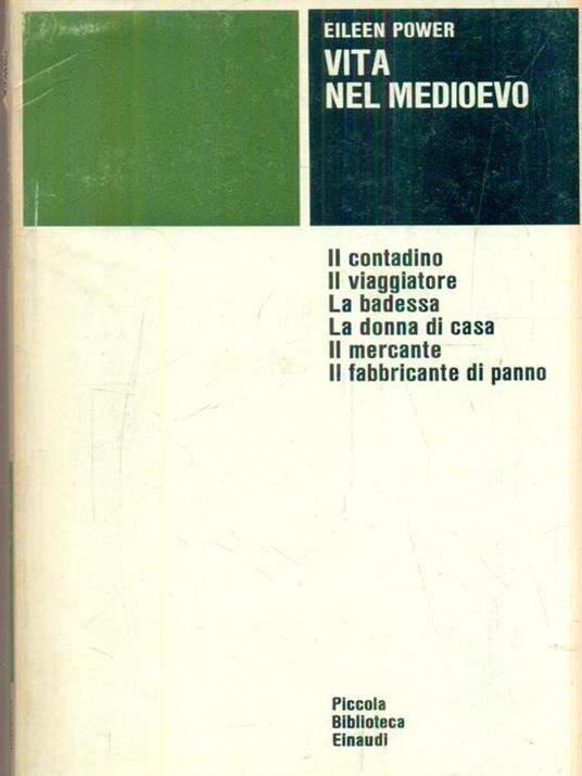 Vita nel medioevo - Eileen Power - copertina
