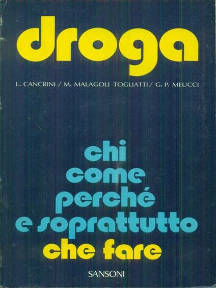 Droga - copertina