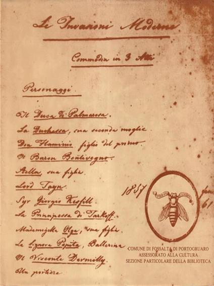 Le invasioni moderne - Ippolito Nievo - copertina