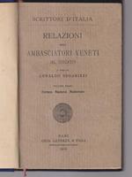 Relazioni di ambasciatori veneti al senato 4 vv