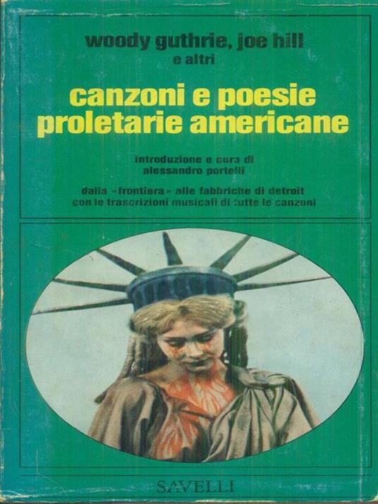 Canzoni e poesie proletarie americane - Woody Guthrie - copertina