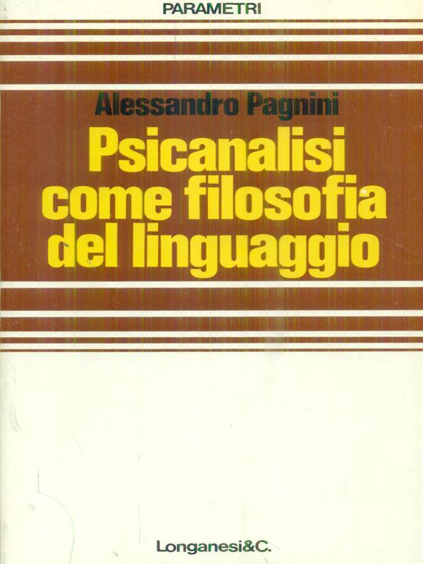 Psicanalisi come filosofia del linguaggio