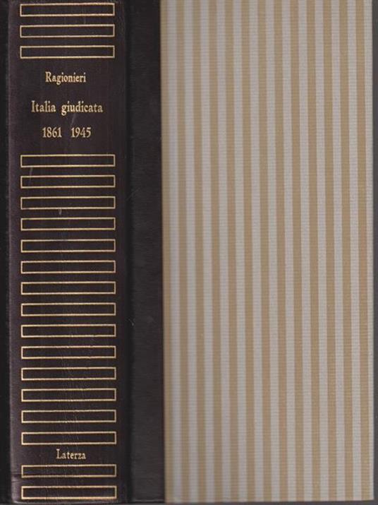 Italia giudicata 1861-1945 - Ernesto Ragionieri - copertina