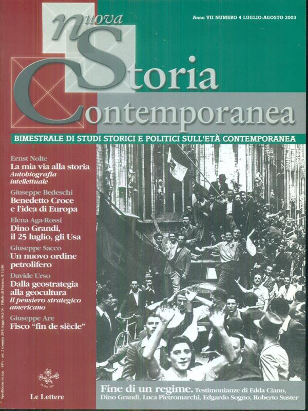 Nuova storia contemporanea Anno VII Numero 4 / Luglio-Agosto 2003
