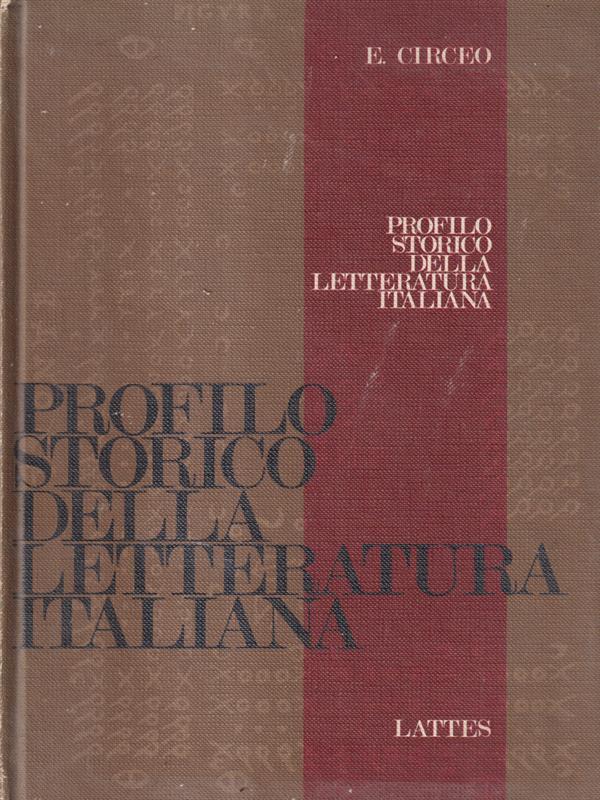 Profilo storico della letteratura italiana