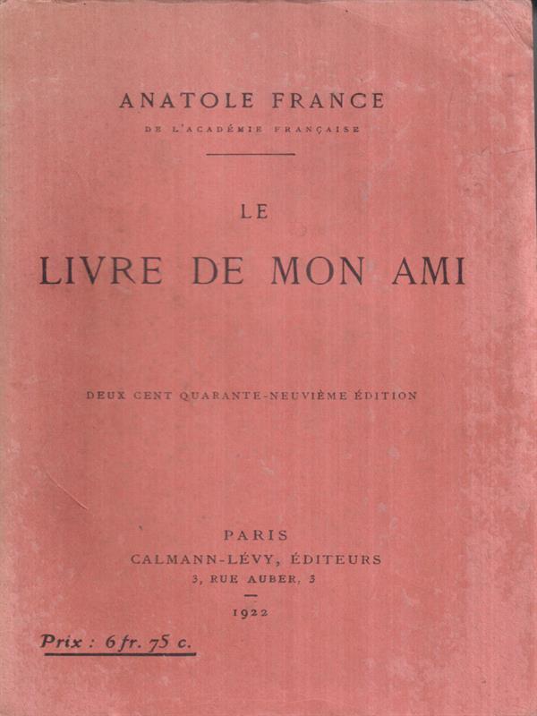 Le livre de mon ami