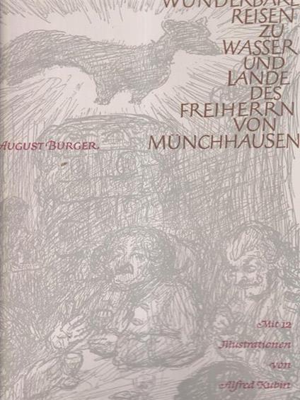 Wunderbare reisen des freiherrn von Munchhausen - Gottfried August Burger - copertina