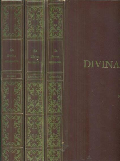 La  Divina Commedia 3vv - Dante Alighieri - copertina