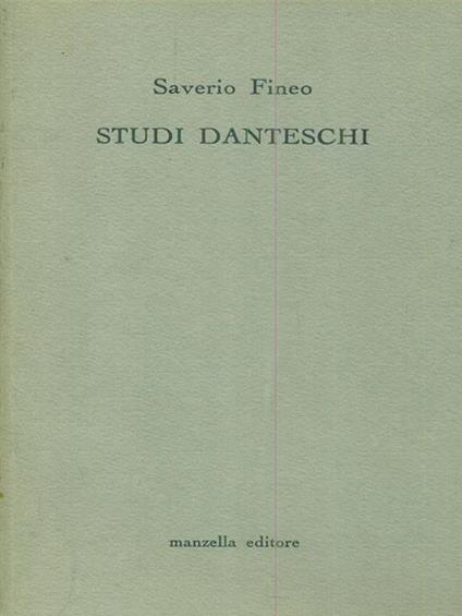 Studi danteschi - Saverio Fineo - copertina