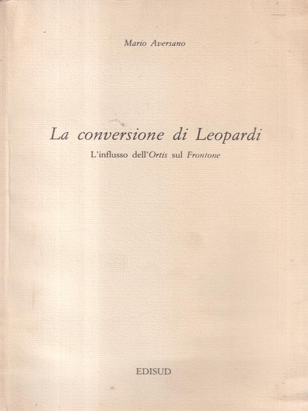 La conversione di Leopardi