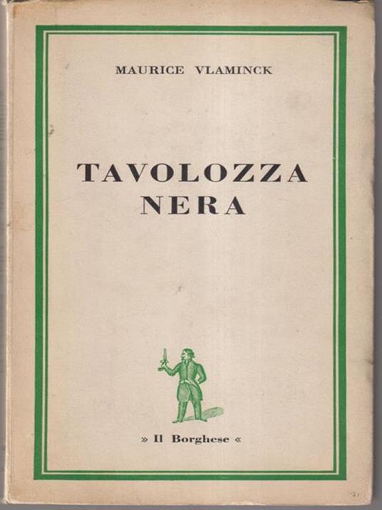 Tavolozza nera - Maurice Vlaminck - copertina