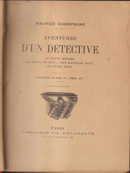 Aventures d'un detective - copertina