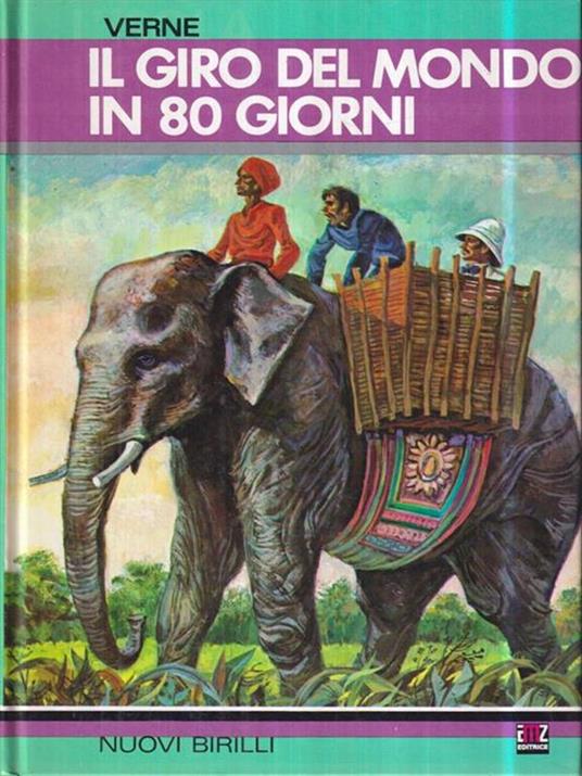 Il giro del mondo in 80 giorni - Jules Verne - copertina
