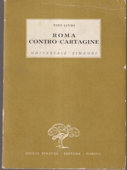 Roma contro Cartagine - Tito Livio - copertina