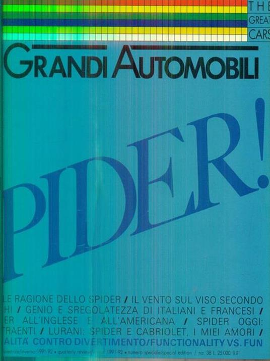 Le Grandi Automobili. 38/inverno 1991-92 - copertina