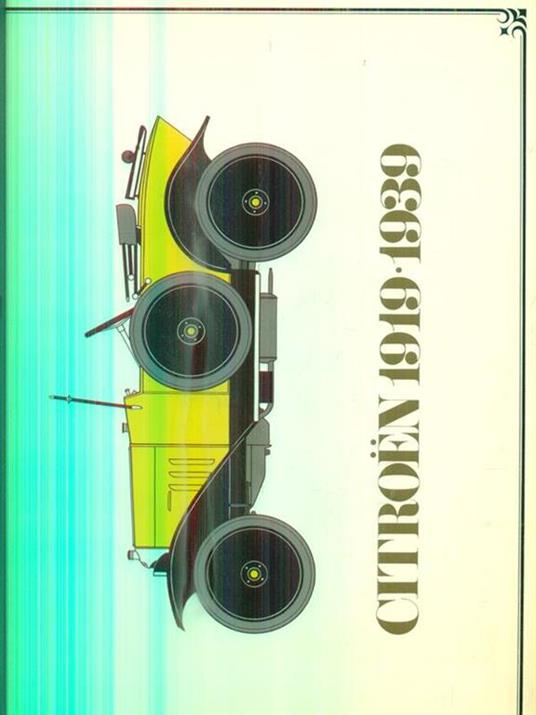 Citroen 1919-1939 - copertina
