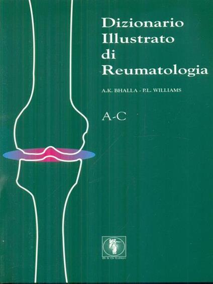 Dizionario illustrato di reumatologia 4vv - copertina