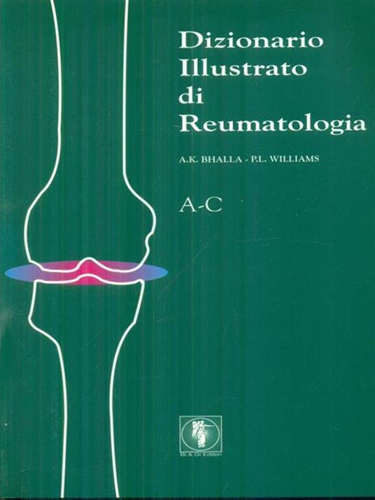 Dizionario illustrato di reumatologia 4vv - copertina