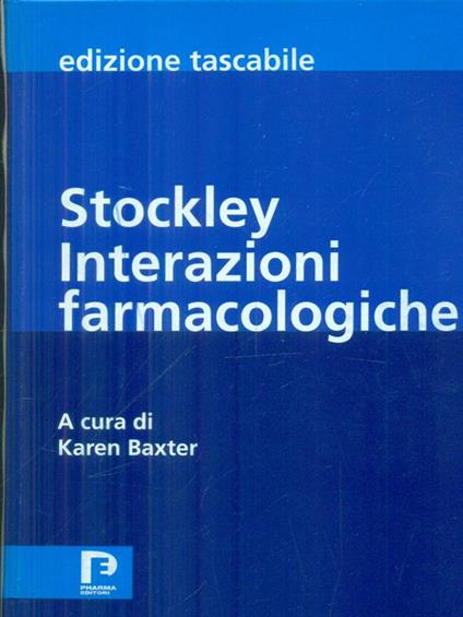 Stockley interazioni farmacologiche - Karen Baxter - copertina