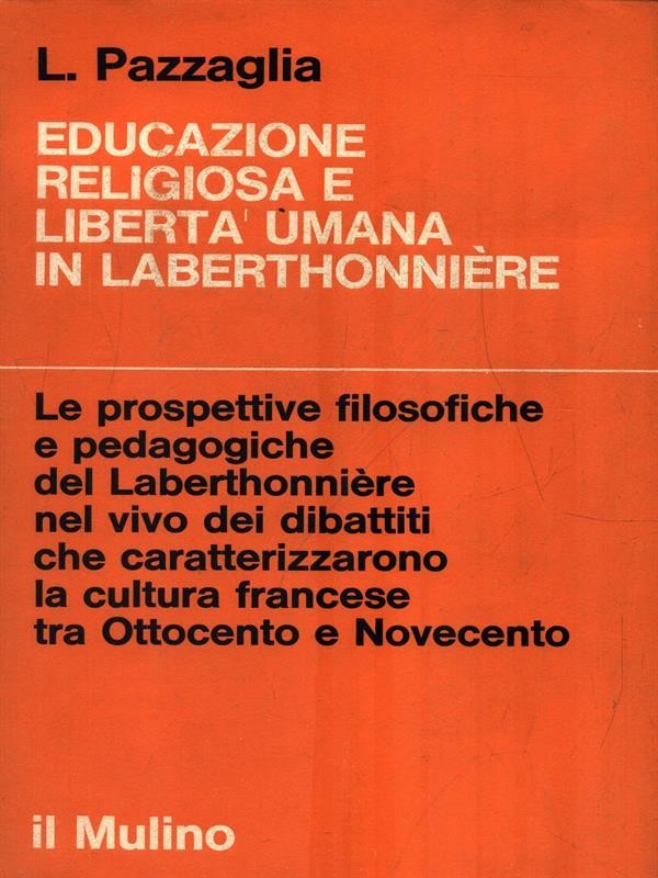 Educazione religiosa e libertà umana in Laberthonnière