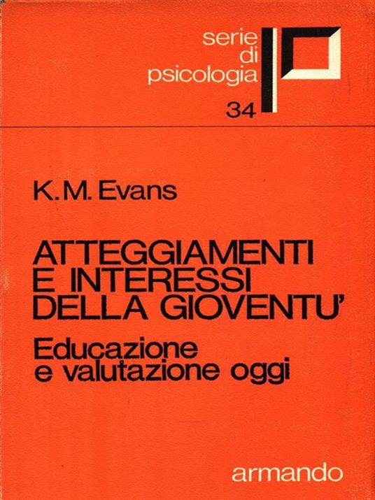 Atteggiamenti e interessi della gioventù - copertina