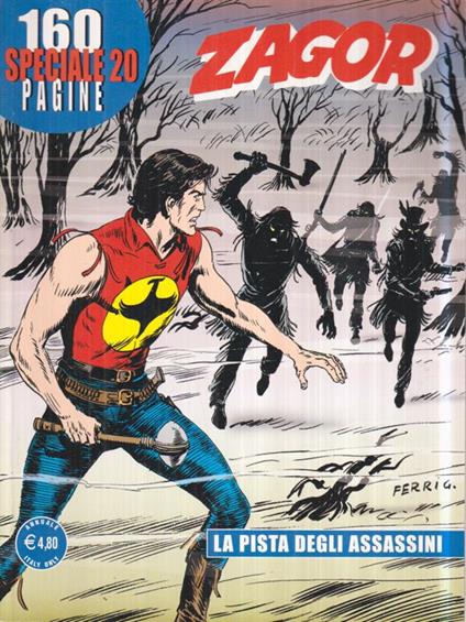 Zagor Special n. 20. La pista degli assassini - copertina