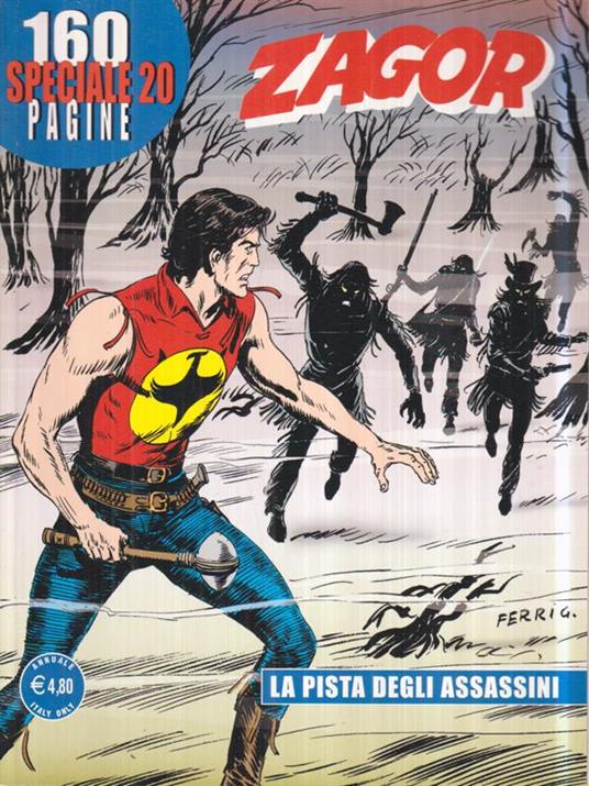 Zagor Special n. 20. La pista degli assassini - copertina