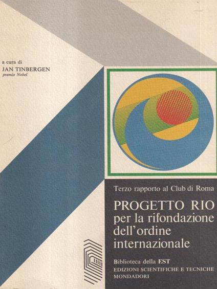 Progetto Rio - Jan Tinbergen - copertina